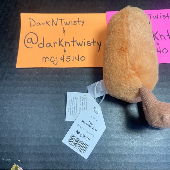 LAST ONE! 1 SINGLE BNWT JELLYCAT AMUSEABLE BEAN AUTHENTIC JELLYCAT SALES RECEIPT - Picture 6 of 16